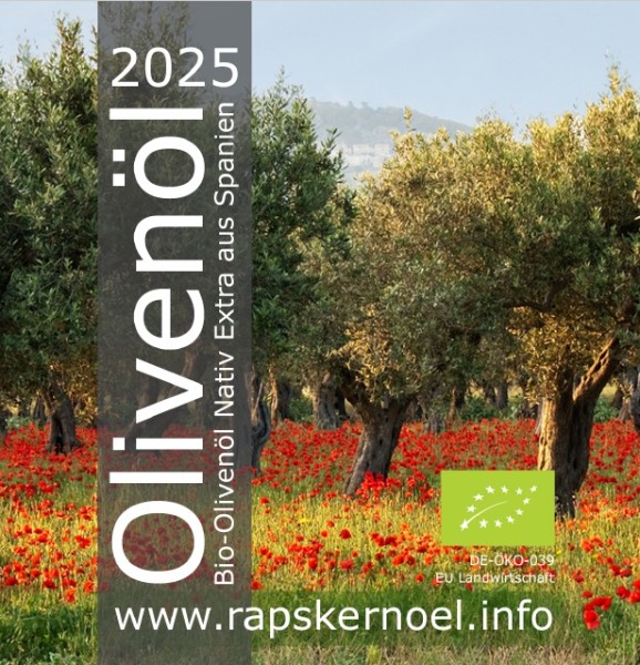 Olivenöl Bio, 3 Liter Bag-in-Box, Ernte 2025